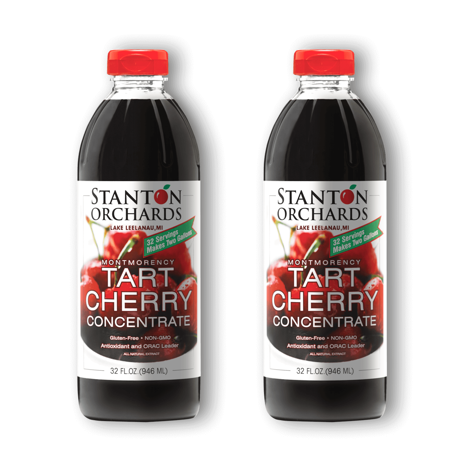 2-Pack 32 Fl Oz Stanton Orchards Tart Cherry Concentrate