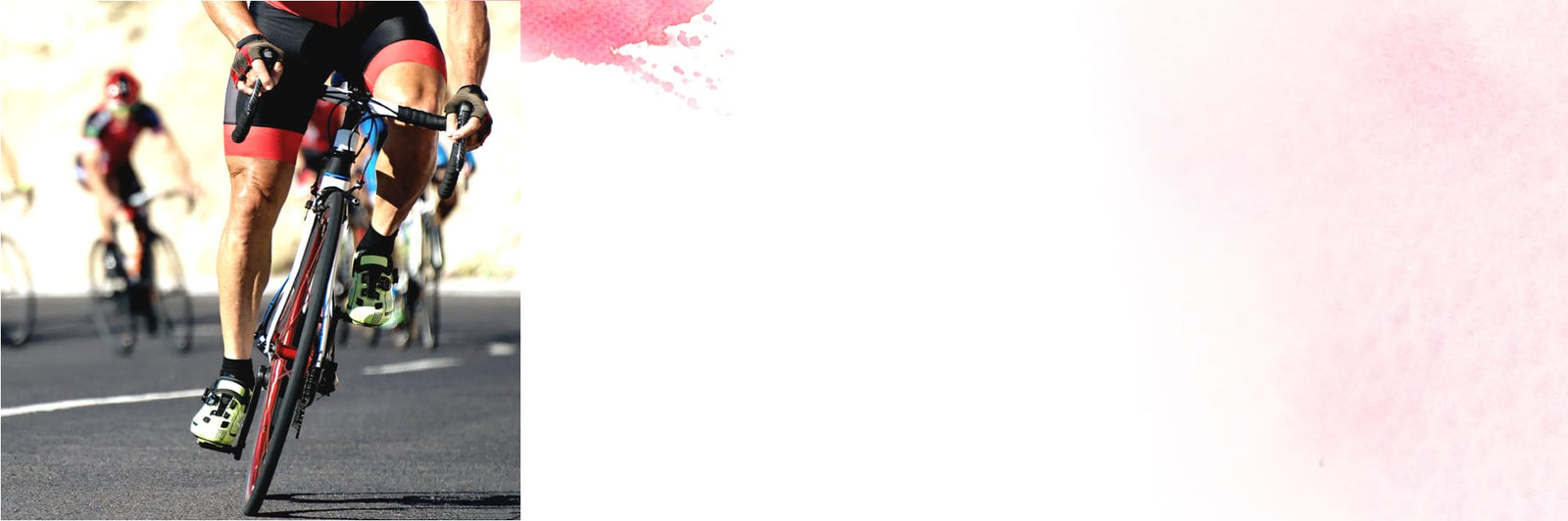 Cyclist competing in a cycling race thanks to Stanton Orchards' tart cherry concentrate improving their endurance recovery