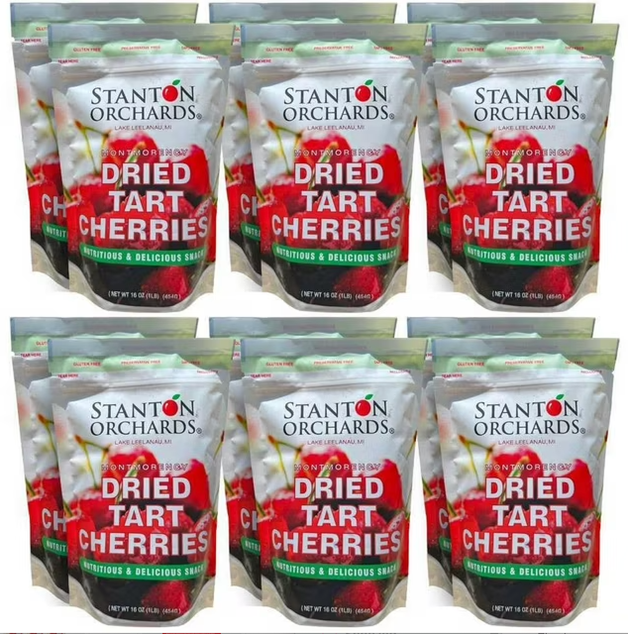 Single 16 oz bottle of Stanton Orchards Montmorency tart cherry concentrate