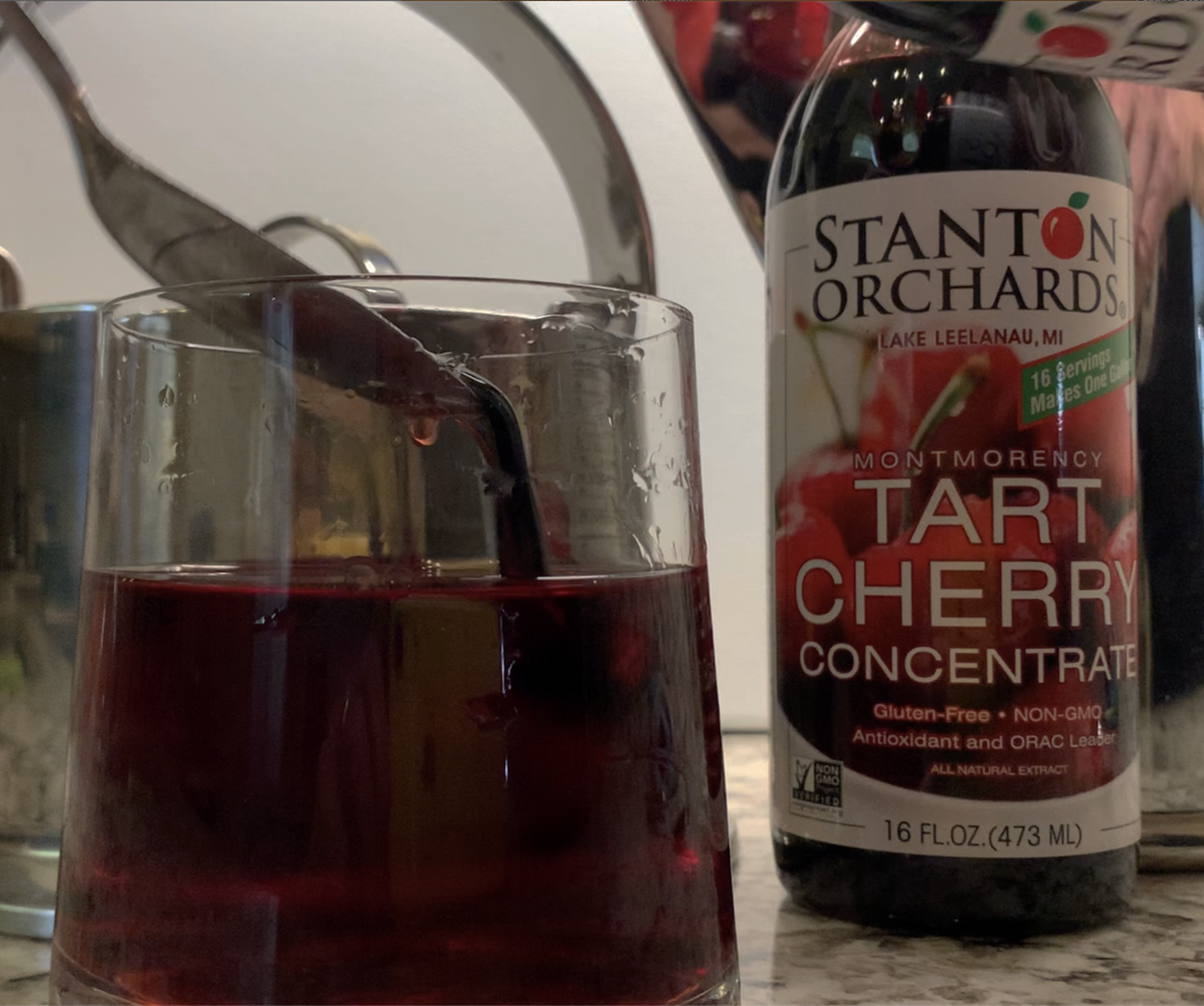 Tart cherry hotsell juice dosage